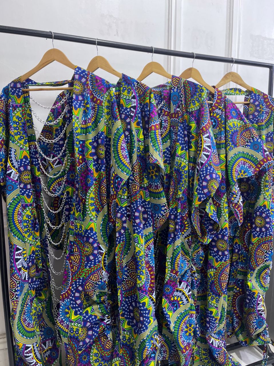 Chain kimono jacket