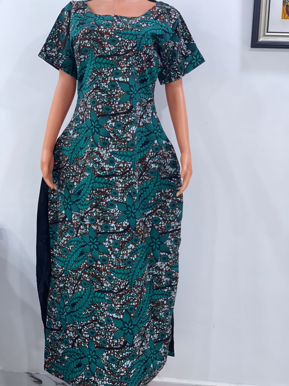 Fuzee long top with side slit