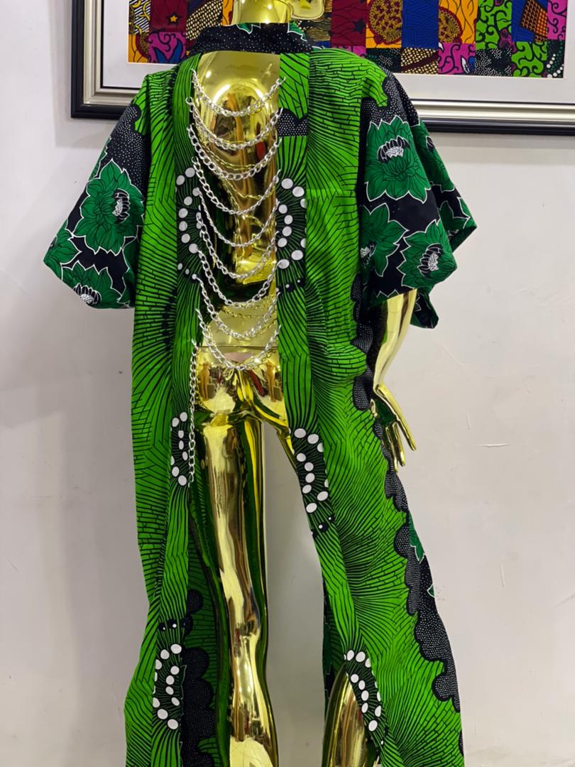 Chain kimono jacket