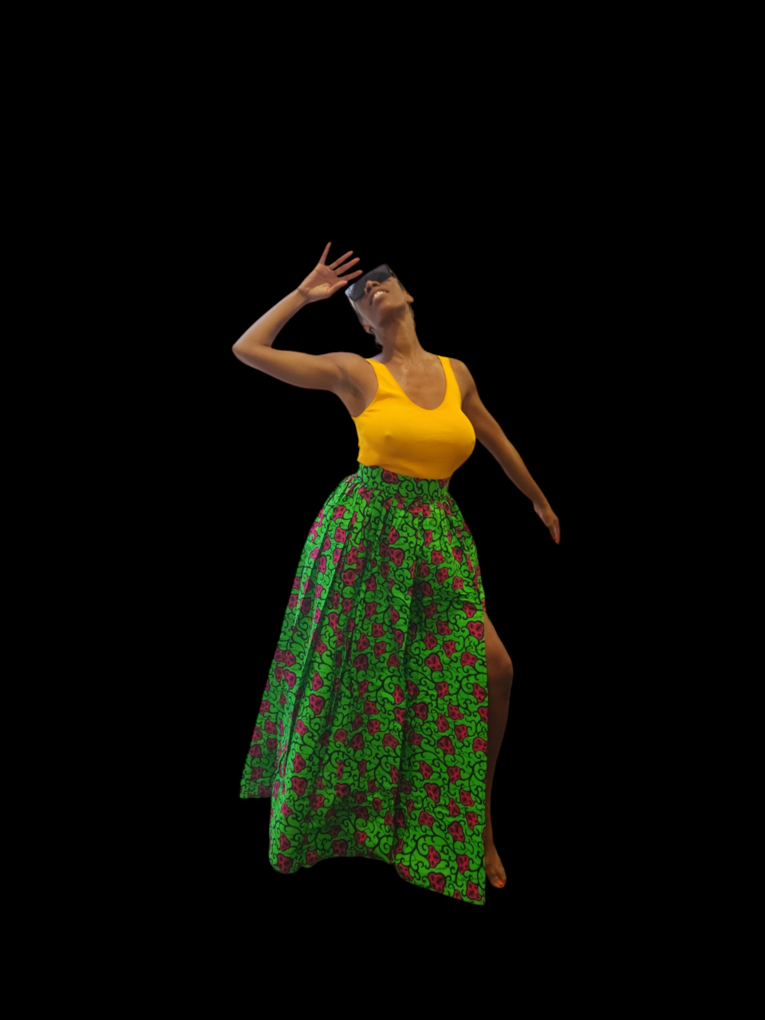 Fuzee green skirt