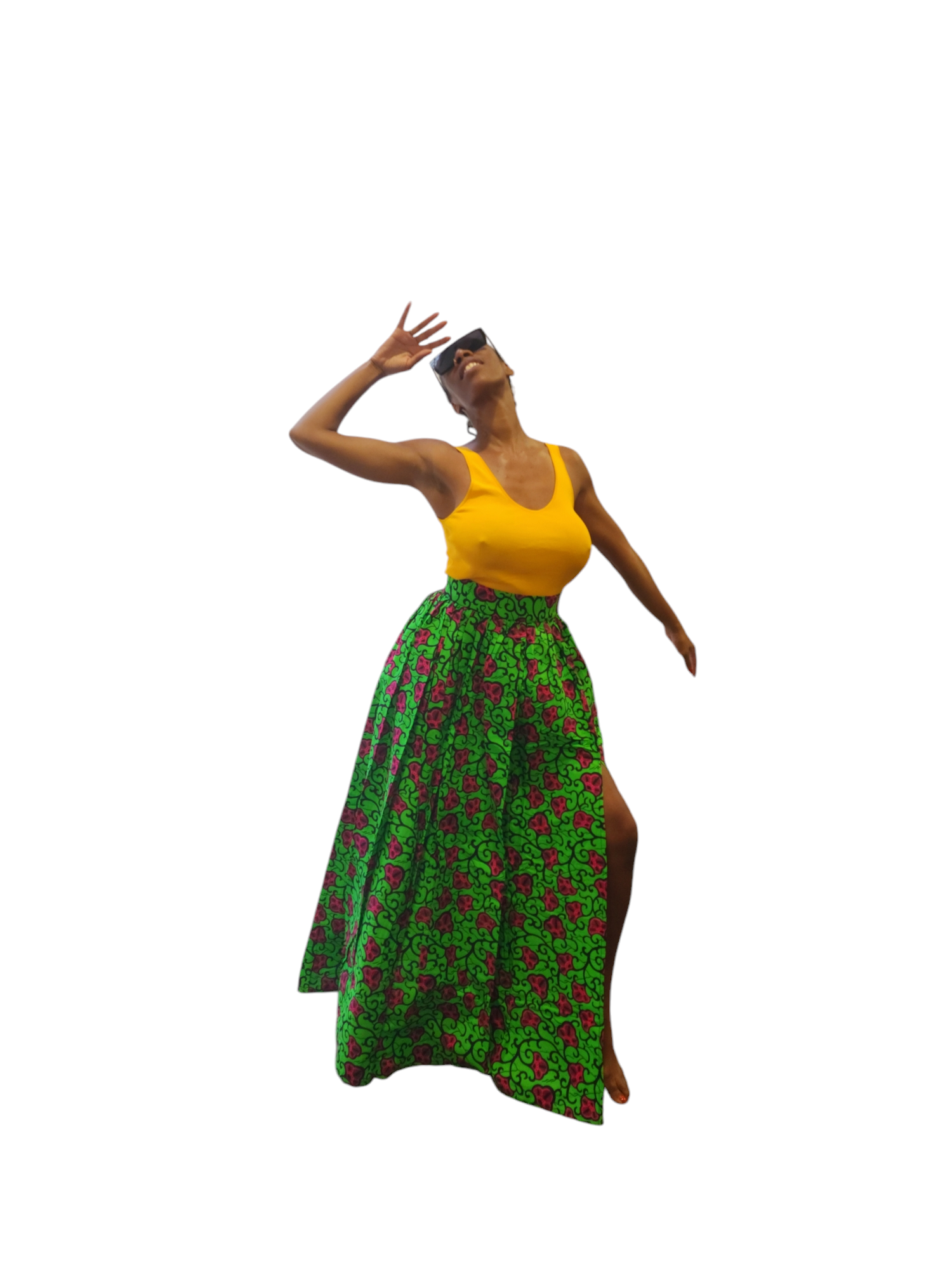 Fuzee green skirt